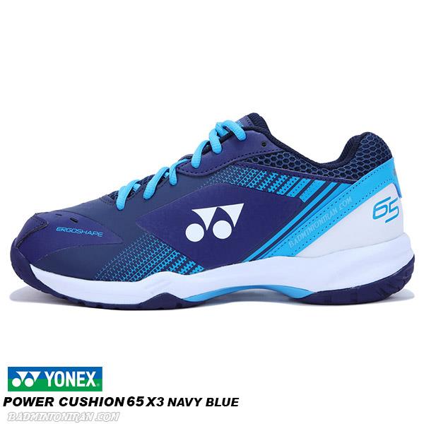 کفش بدمینتون یونکس YONEX POWER CUSHION 65 X3-NAVY BLUE